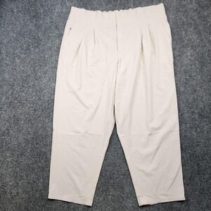 Athleta Skyline Pant II Pants Womens 20 Beige Ankle Tapered Elastic Waist